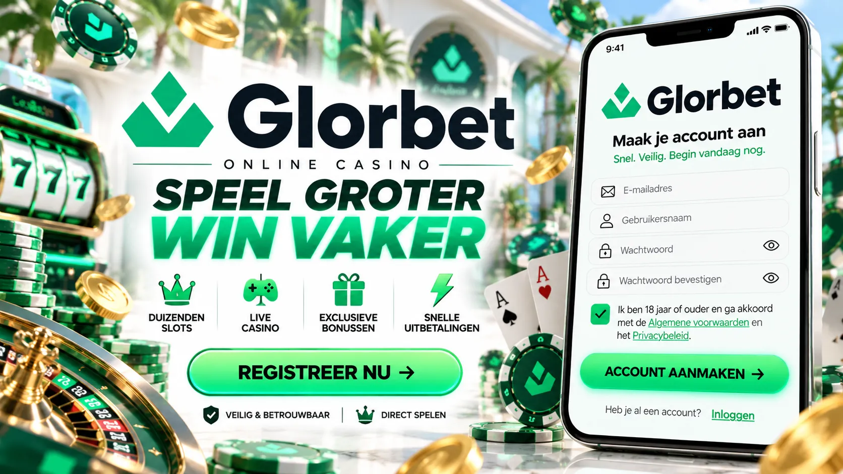 glorbet inloggen